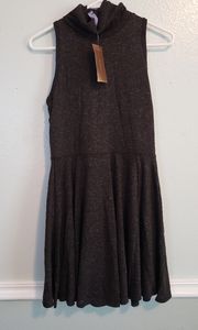 Fransecas boutique charcoal grey dress